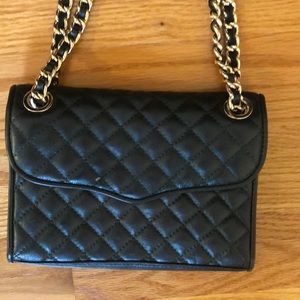 Rebecca Minkoff Black quilted affair bag